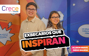 Exbecarios que inspiran - Allison Bravo y Diego Balboa - Crece Podcast